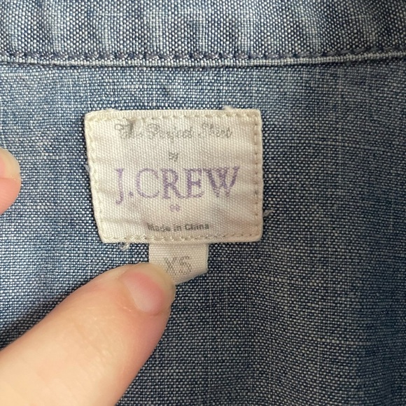 J.Crew the perfect Shirt button down 100% cotton preppy coastal boho - Picture 4 of 8